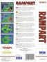 Sega  Master System&nbsp; - &nbsp;Rampart (Back)